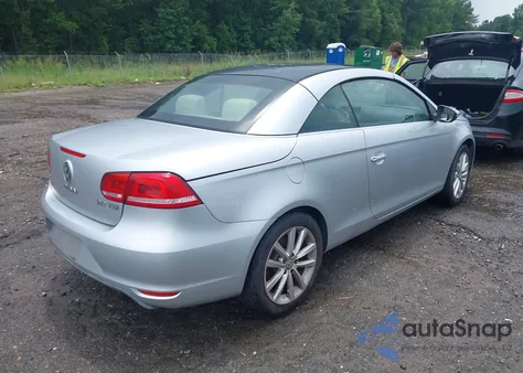 2012 Volkswagen Eos Komfort из США, поврежденный, VIN WVWBW7AH0CV006893